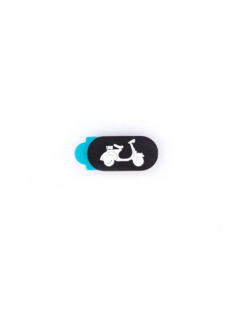 Funsy Laptop & Tablet Camera Cover | Scooter | Mini | Black - Image 5